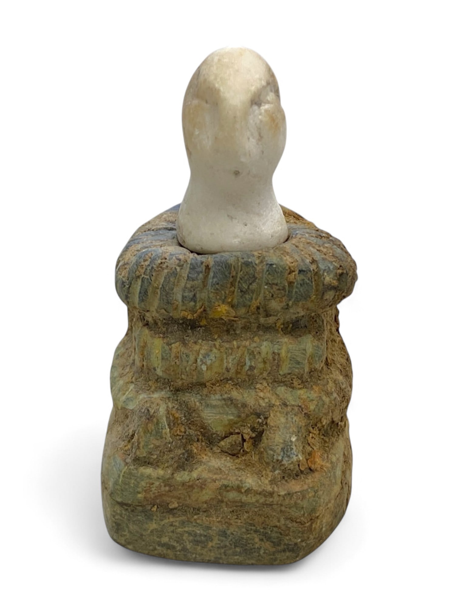 Ancient Bactrian Anthropomorphic Stone Idol, c. 2nd Millennium BCE, 7cm, 74g (1 of 2)