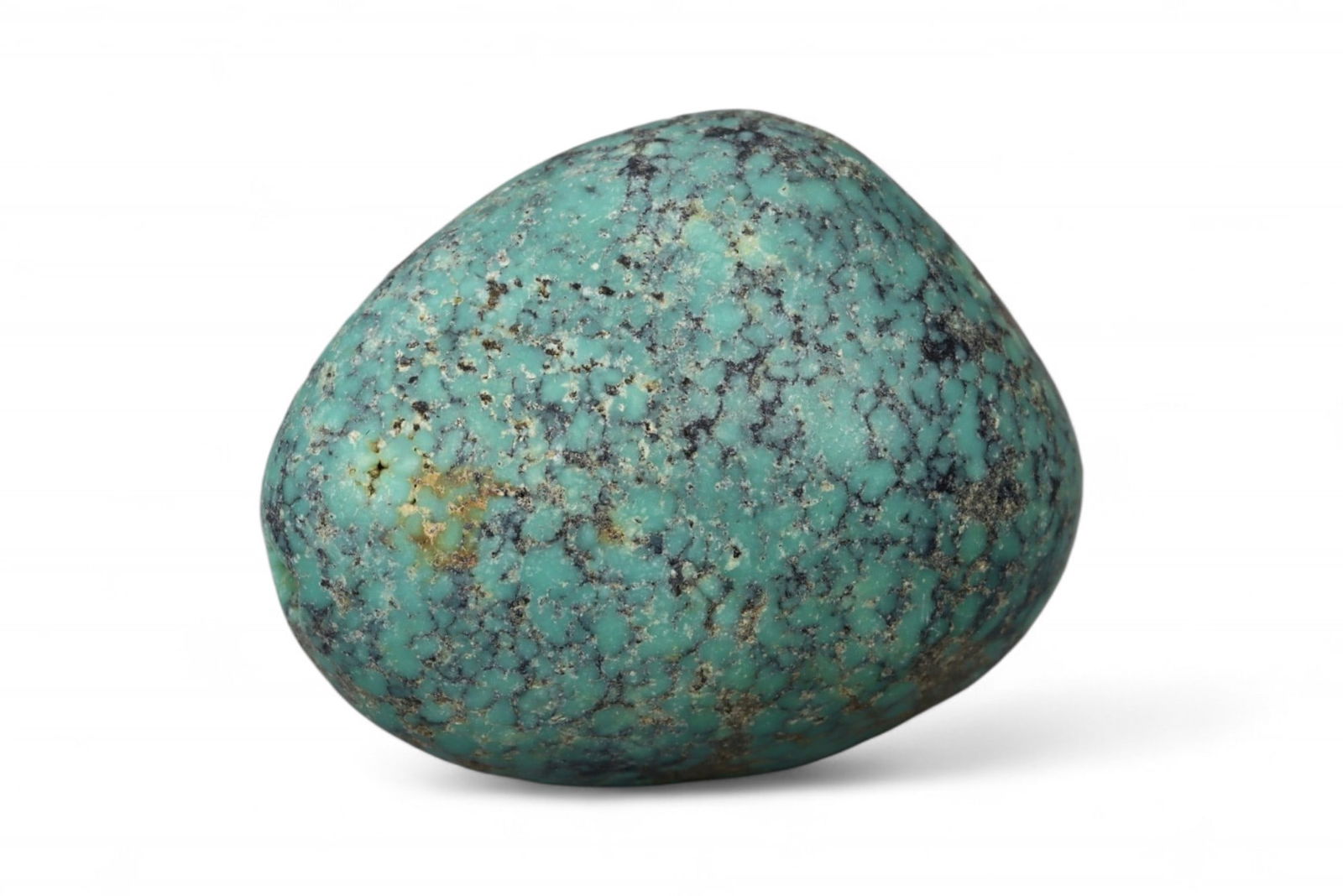 Antique Tibetan Mala Prayer Turquoise Amulet Bead, c. 18th-19th Century, 2cm, 5g (1 of 2)