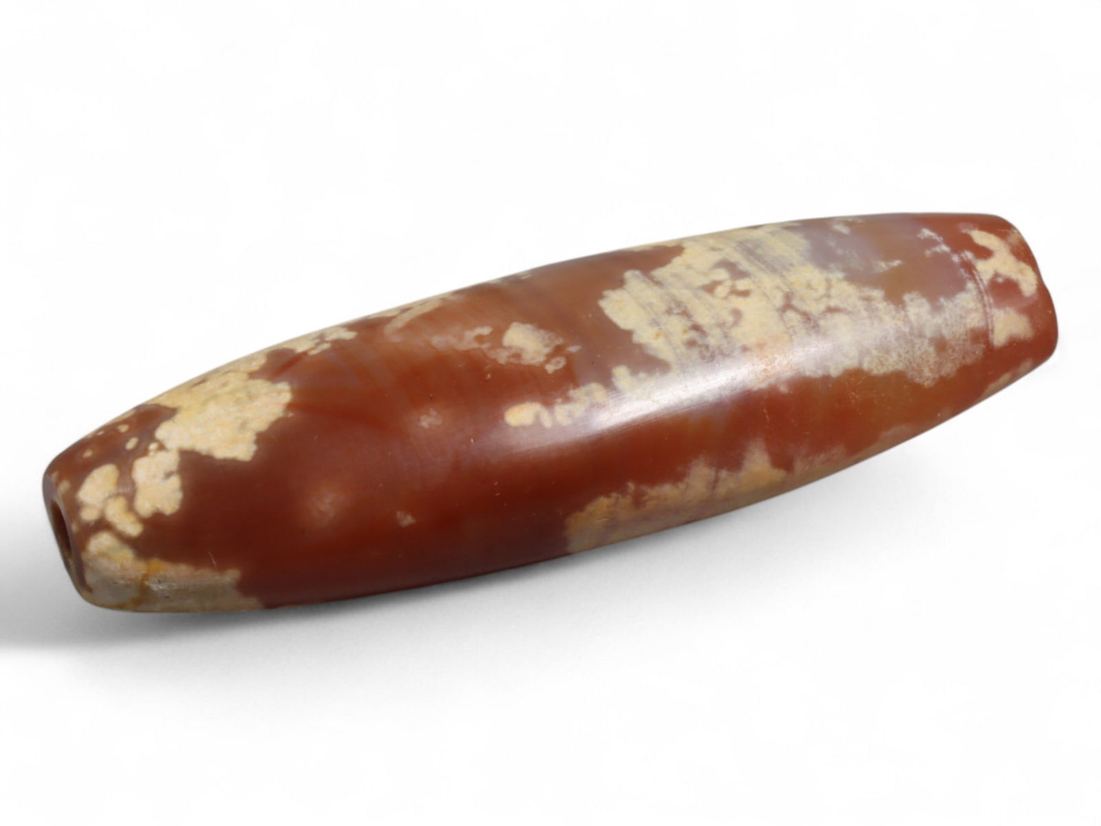 Ancient Indus Valley, Mesopotamia, and Egypt Agate Bead, c. 2nd-1st Millennium BC, 4cm, 8g (1 of 2)