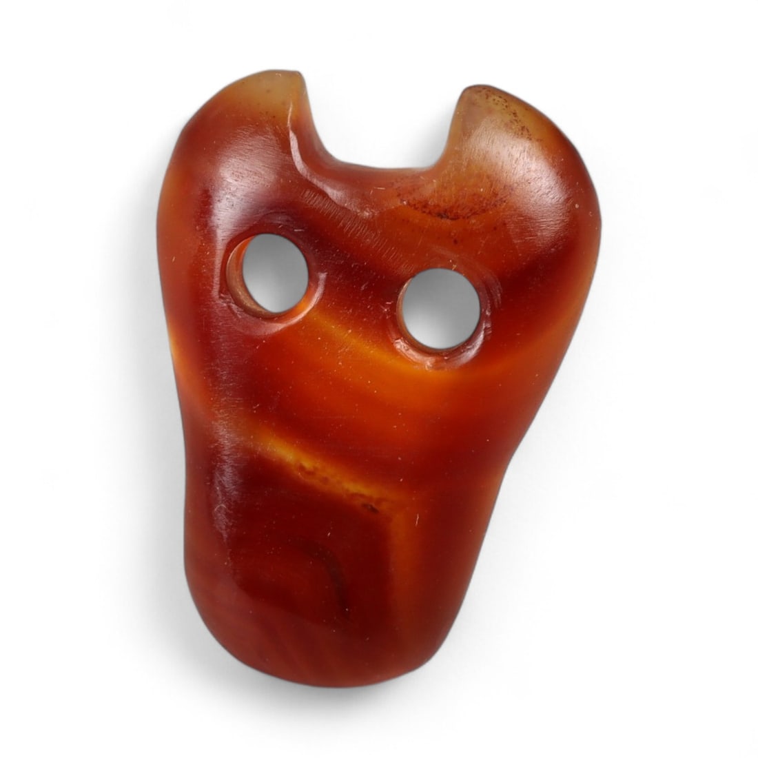 Ancient Mesopotamian Carnelian Bovine Amulet, c. 2nd-1st Millennium BC (1 of 2)