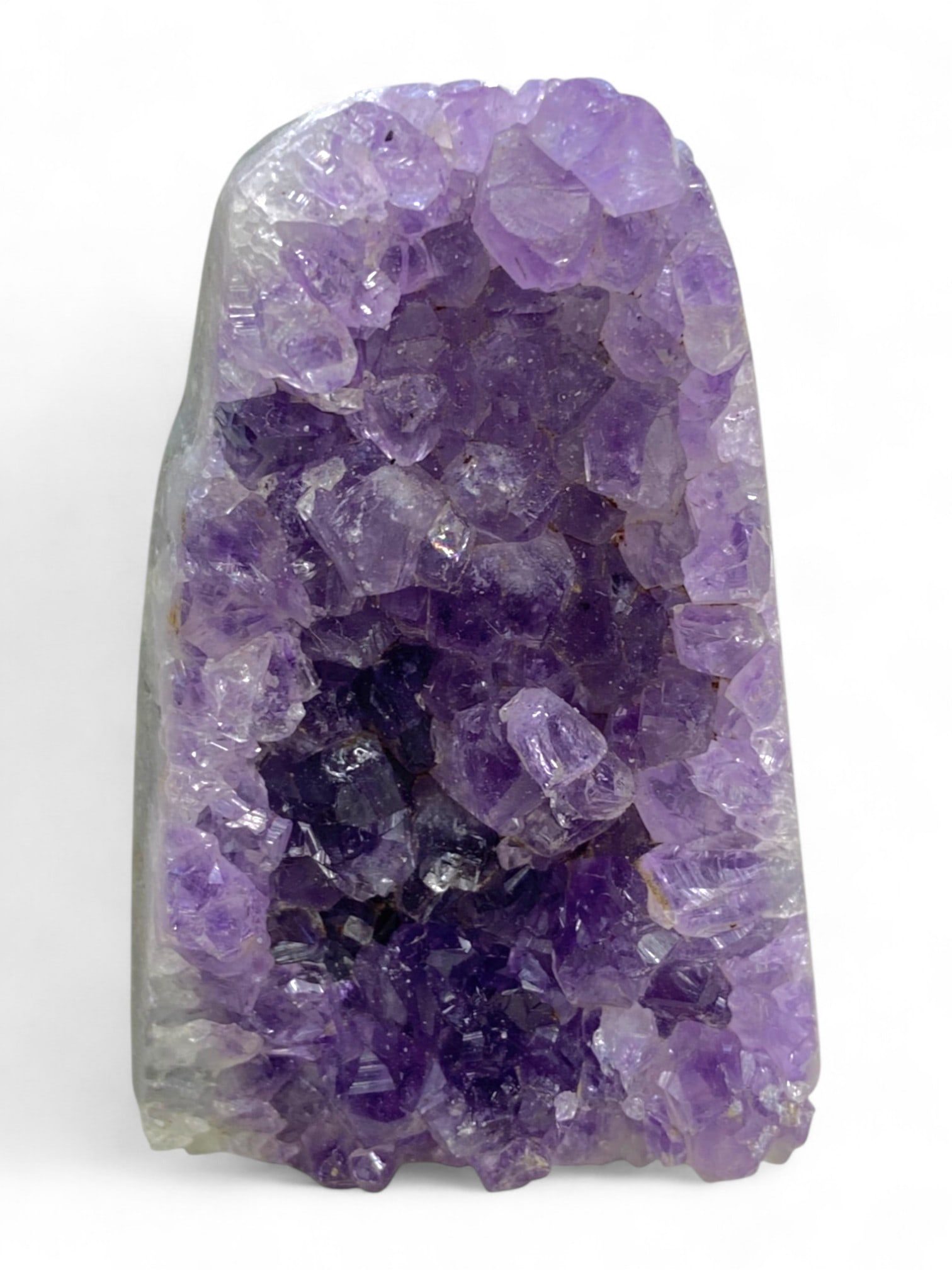94 Grams Amethyst Geode Section - Deep Violet Crystal Display with Polished Edge (1 of 2)