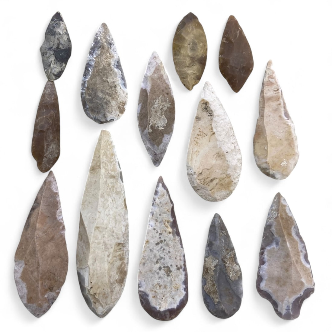Ancient Egyptian Predynastic Flint Tool and Blade Set, c. 4th Millennium BCE, 65g (1 of 1)