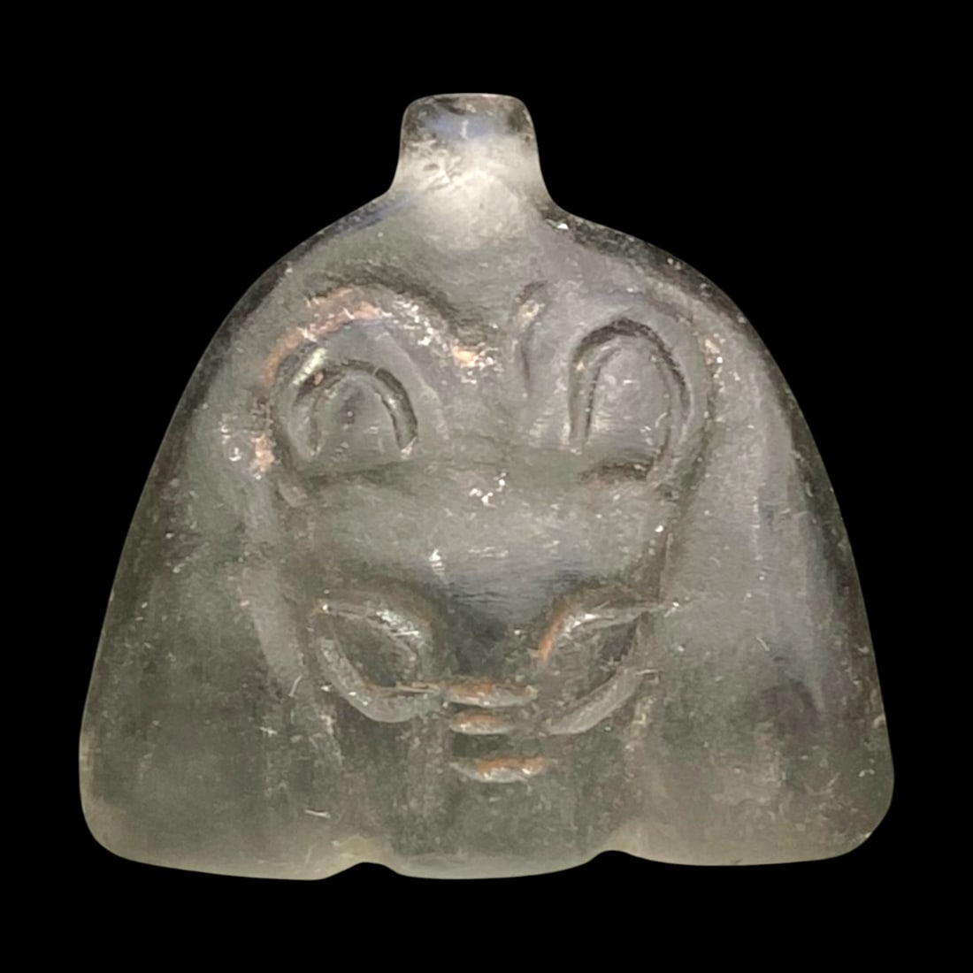 Ancient Sasanian Rock Crystal Amulet with Animal Motif, c. 3rdEUR"6th Century CE, 12g (1 of 2)