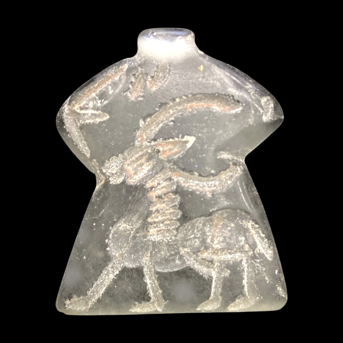 Ancient Sasanian Rock Crystal Amulet, c. 3rd-6th Century CE, 15g, 4.6cm (1 of 2)