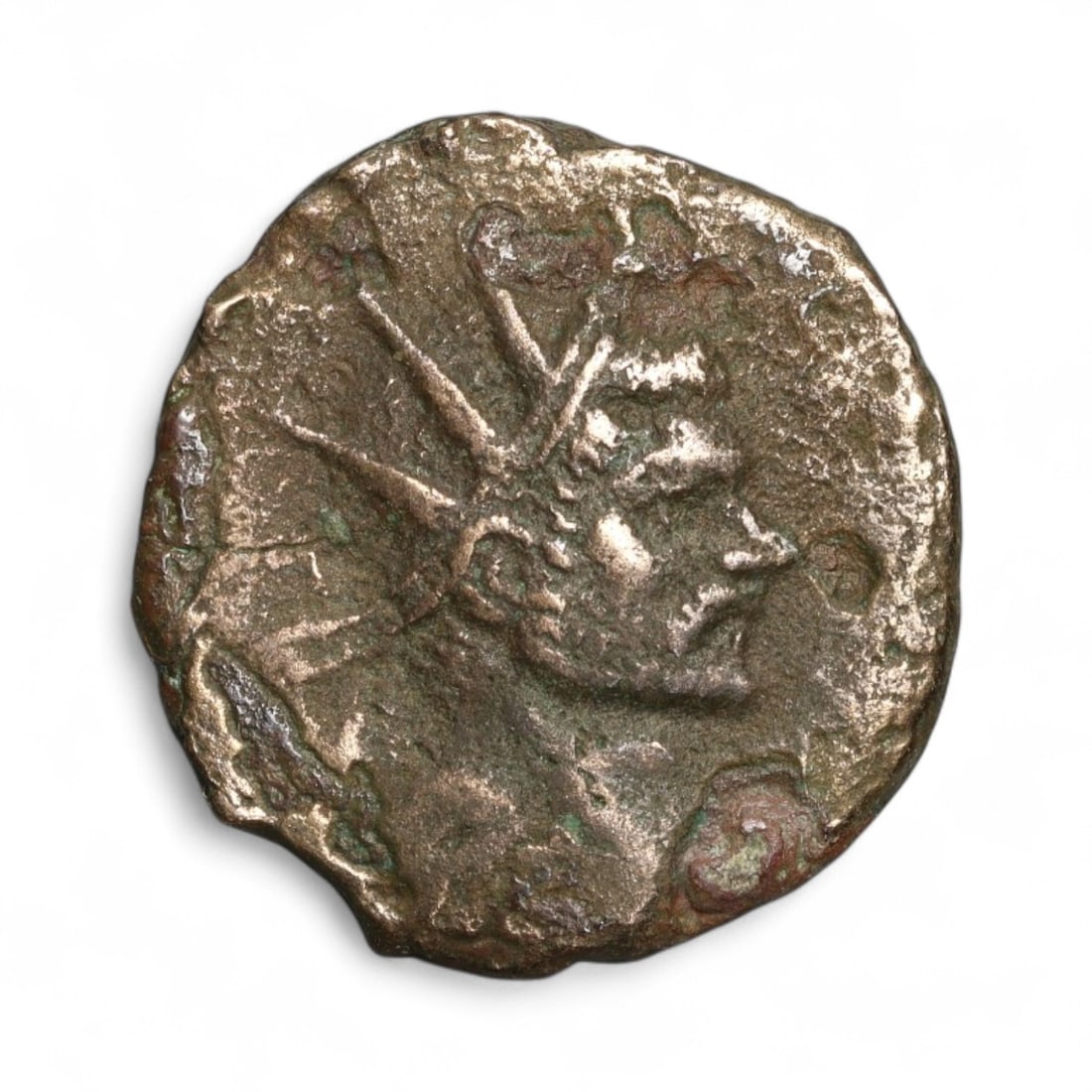 ROMAN EMPIRE: Imperial Authority - Bronze Coin, c. 1st-3rd Century AD, 17mm: Struck during the turbulent decades of the later Roman Empire, this 19mm bronze coin reflects the enduring symbolism of imperial control amidst crisis. Its compact yet deliberate design likely feature