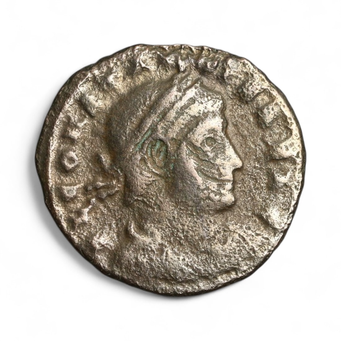 ROMAN EMPIRE: Imperial Authority - Bronze Coin, c. 1st-3rd Century AD, 16mm: Struck during the turbulent decades of the later Roman Empire, this 19mm bronze coin reflects the enduring symbolism of imperial control amidst crisis. Its compact yet deliberate design likely feature
