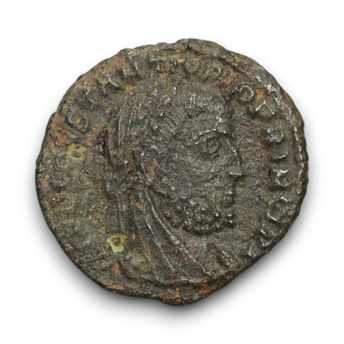 ROMAN EMPIRE: Imperial Authority - Bronze Coin, c. 1st-3rd Century AD, 16mm: Struck during the turbulent decades of the later Roman Empire, this 19mm bronze coin reflects the enduring symbolism of imperial control amidst crisis. Its compact yet deliberate design likely feature