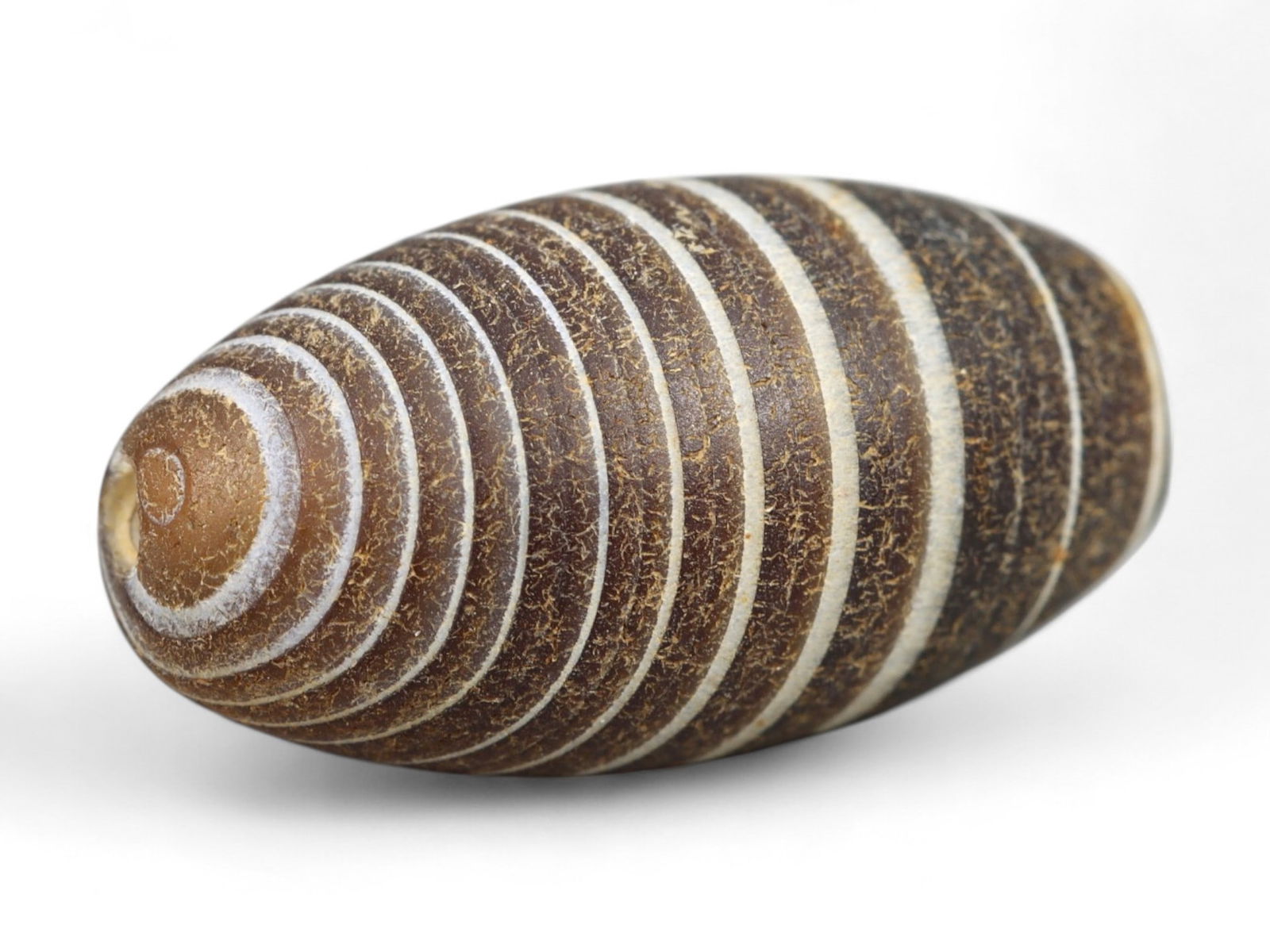 Ancient Indus Valley Banded Agate Lentoid Bead, c. 3rd Millennium BCE, 1.5cm (1 of 2)