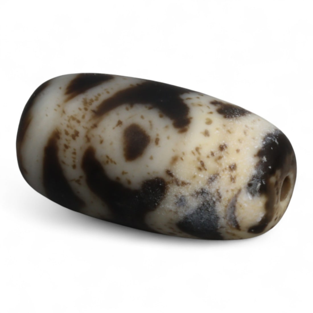 Antique Tibetan Dzi Agate Bead, c. 18th-19th Century, 2cm (1 of 2)