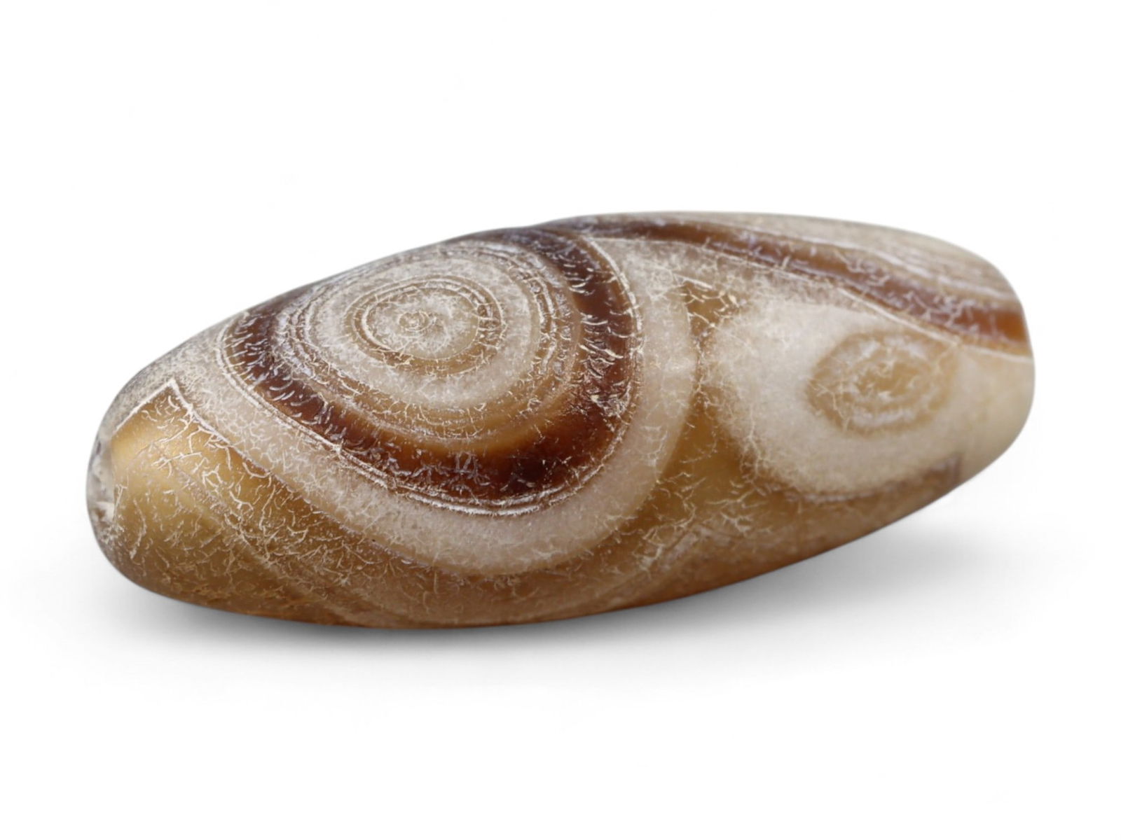 Ancient Indus Valley Banded Agate Lentoid Bead, c. 3rd Millennium BCE, 1.5cm (1 of 2)