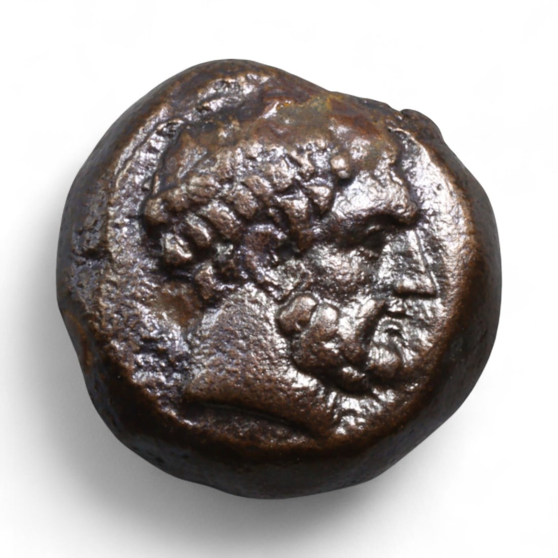 Ancient Greek Bronze Coin - Thessalian League, c. 3rd-2nd Century BCE, 2cm, 7g (1 of 2)