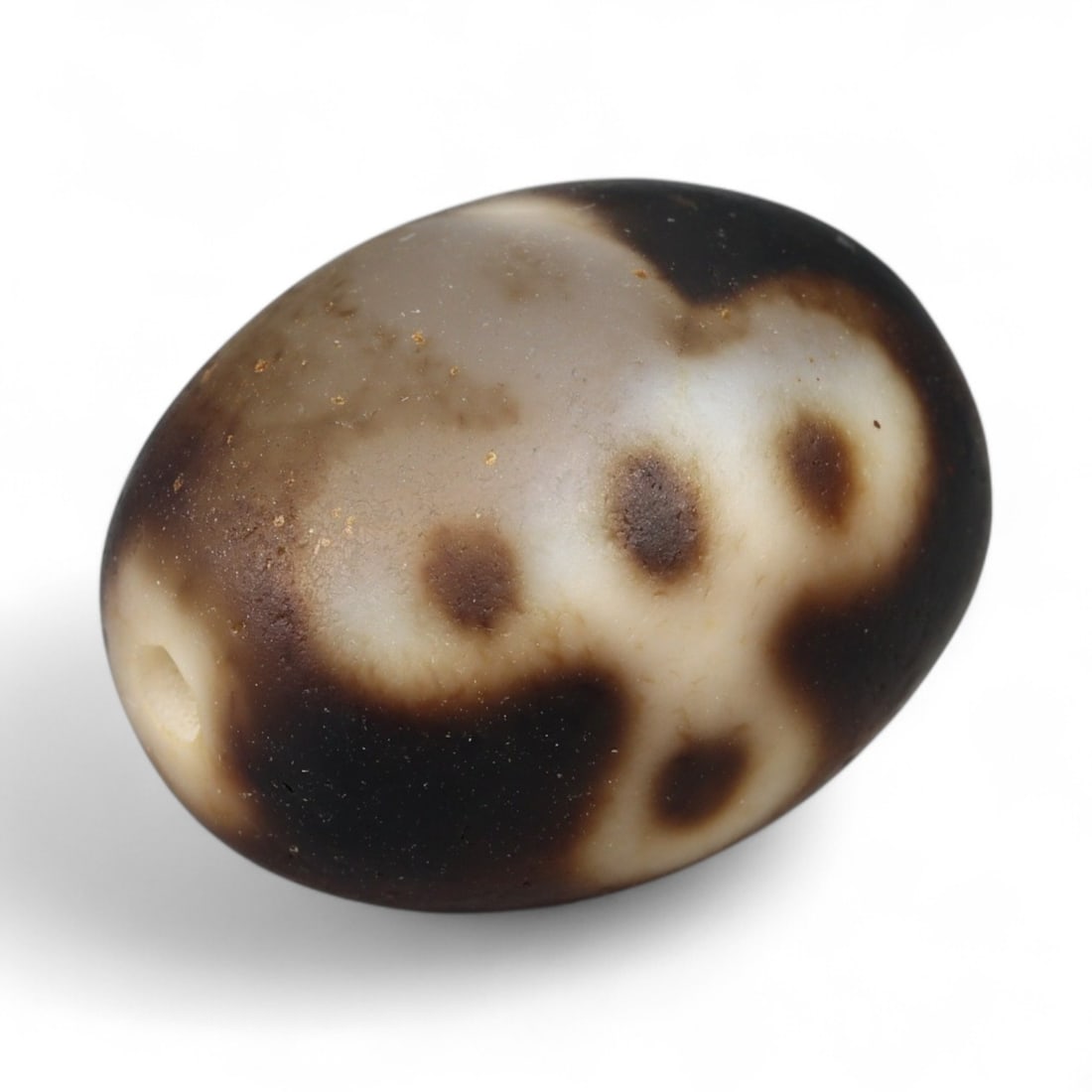 Antique Tibetan Etched Agate Dzi-Style Bead, c. 19th-20th Century, 2cm (1 of 2)
