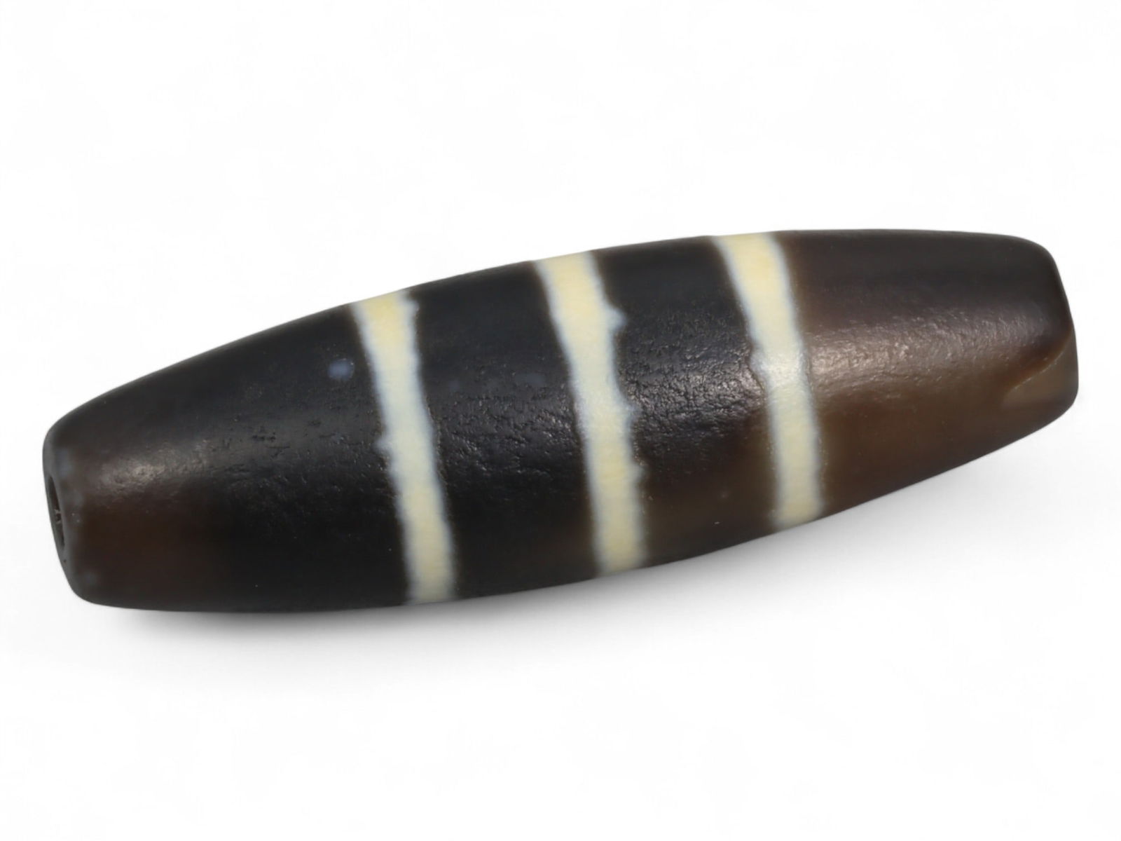 Antique Tibetan Chung Dzi Agate Bead, c. 18th-19th Century, 4cm (1 of 2)