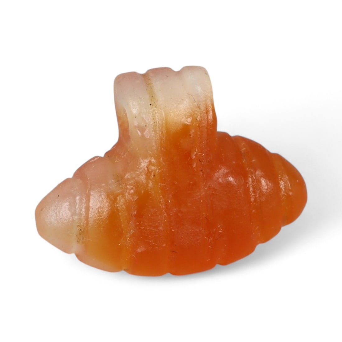 Ancient Coptic Egyptian Carnelian Amulet, c. 4th-7th Century CE, 1.4cm (1 of 2)