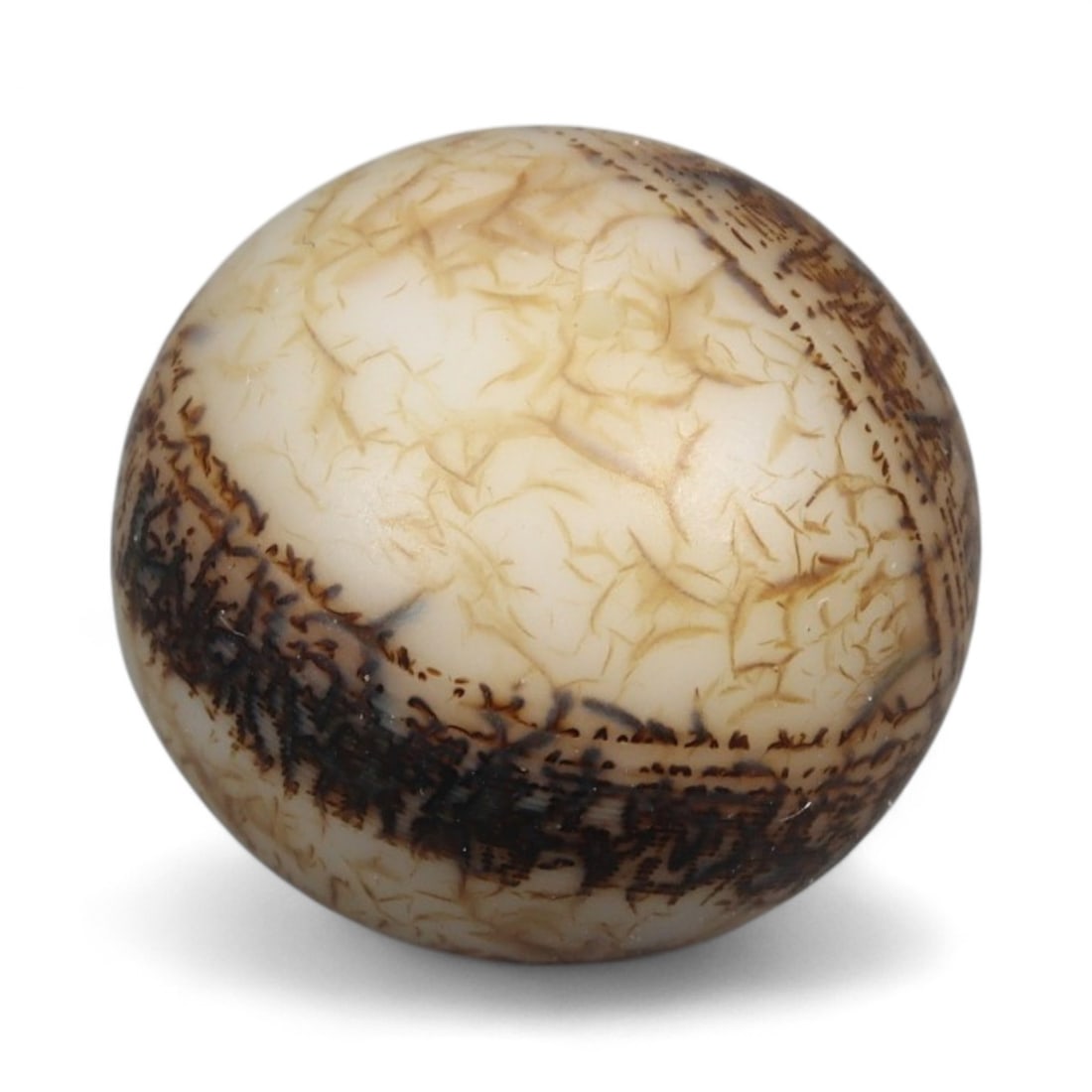 Ancient Himalayan Eye Agate Dzi Bead, c. 3rd-7th Century CE, 1.4cm (1 of 2)