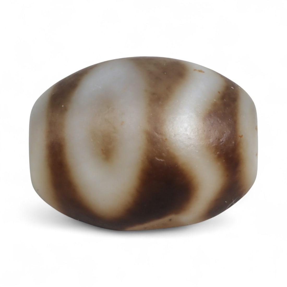 Antique Tibetan Etched Agate Dzi-Style Bead, c. 19th-20th Century, 2cm (1 of 2)