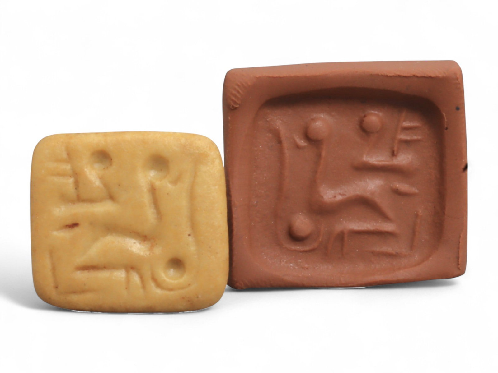 Ancient Indus Valley Conoid Stamp Seal, Steatite, c. 2600-1900 BCE, 2cm (1 of 3)