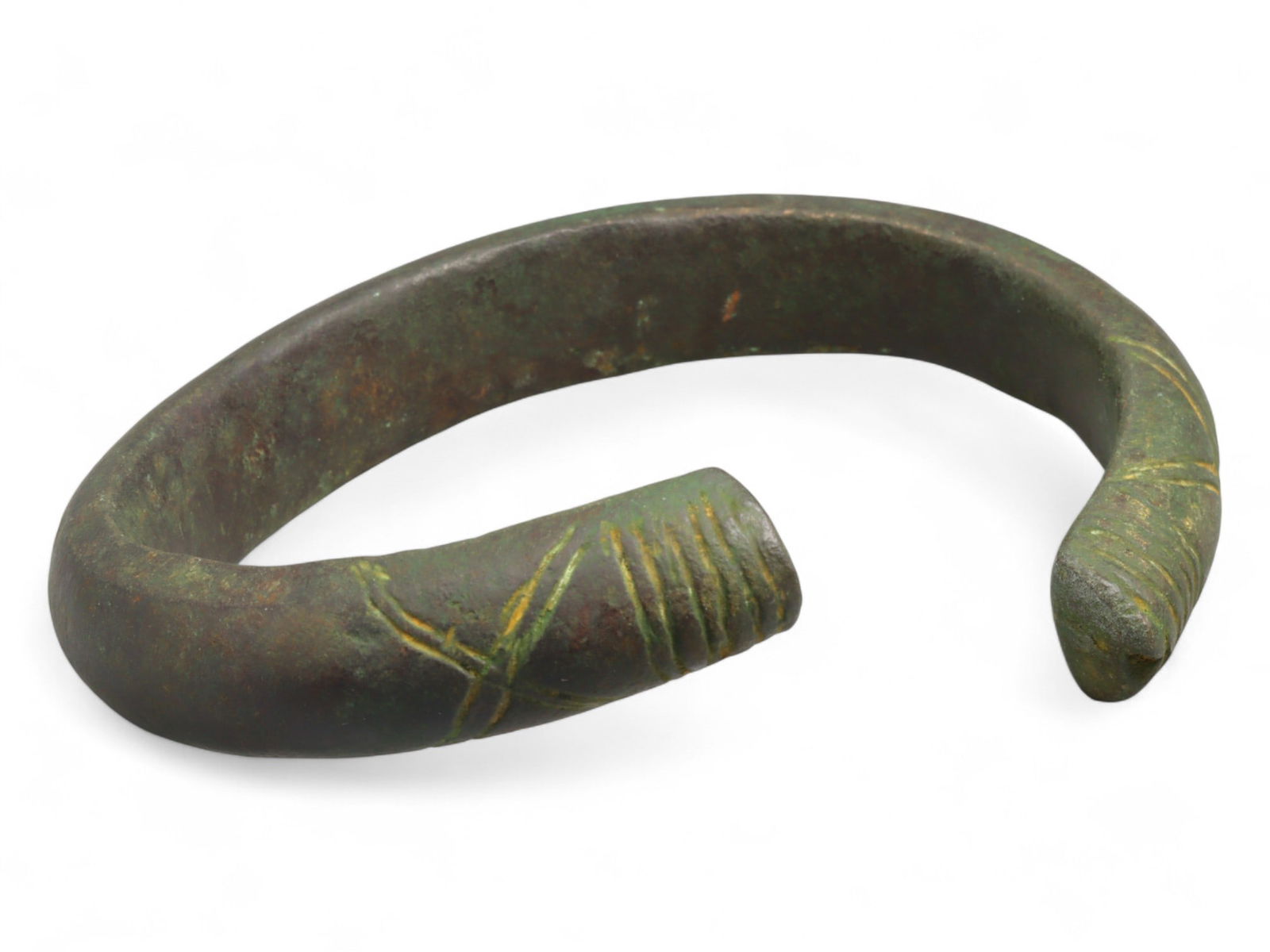 Ancient Roman Bronze Bracelet, c. 1st-3rd Century CE, 10cm, 181g (1 of 3)