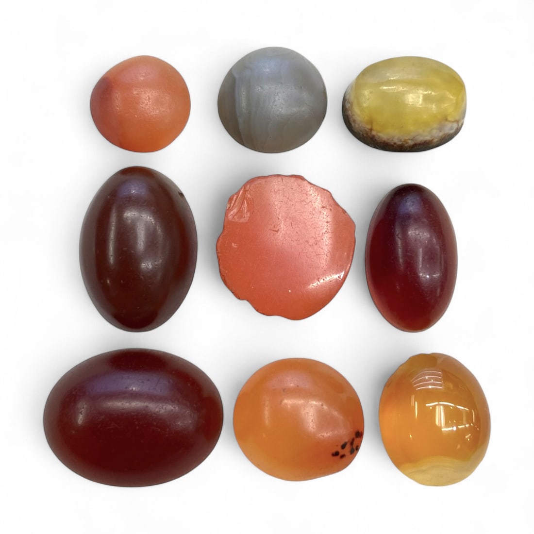 Ancient Near Eastern Mixed Gemstone Bead Set, c. 1st Millennium BCE 19g, 1.5-2cm (1 of 1)