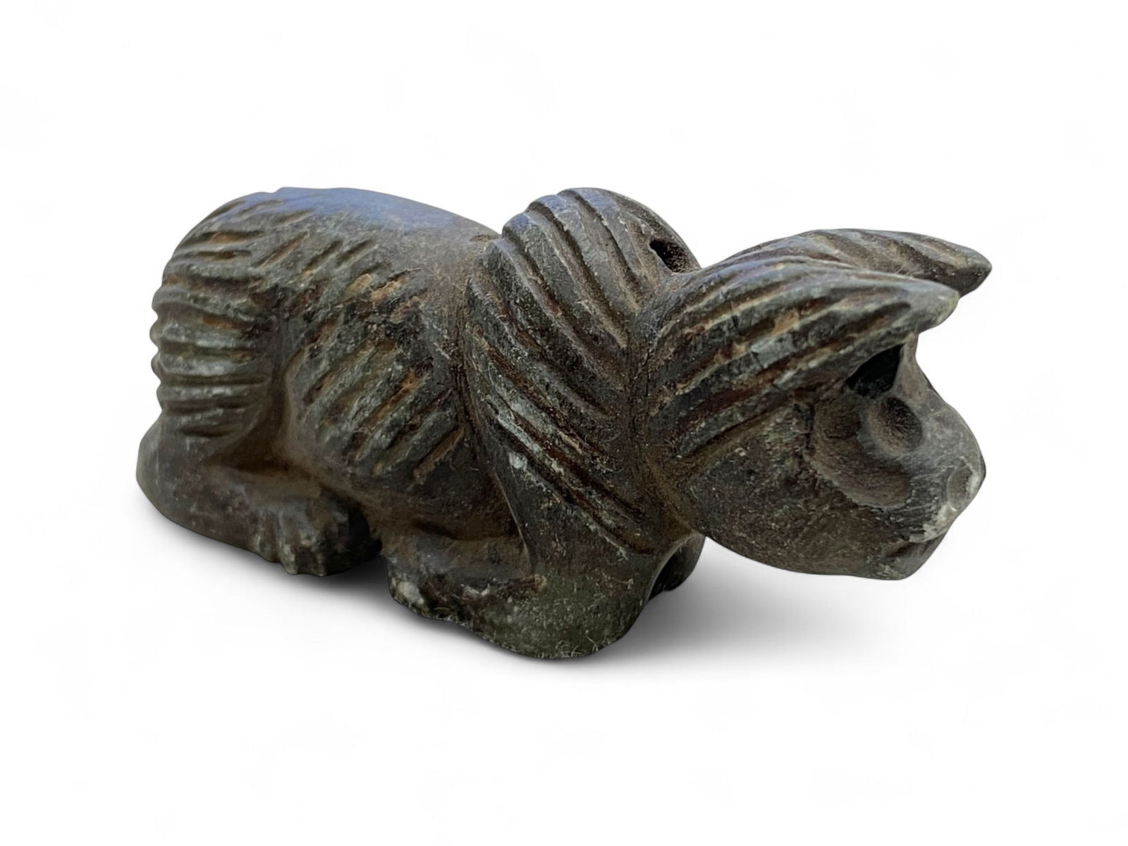 Ancient Neo-Assyrian Lion Effigy in Carved Stone, c. 9th-7th Century BCE, 5.5cm, 33g (1 of 2)