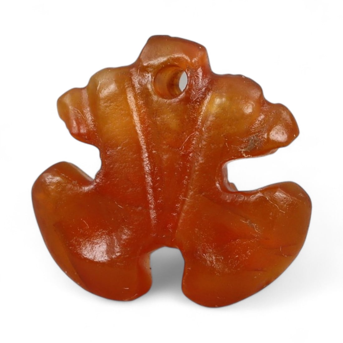 Ancient Coptic Egyptian Carnelian Amulet Bead, c. 4th-7th Century CE, 1.5cm (1 of 2)