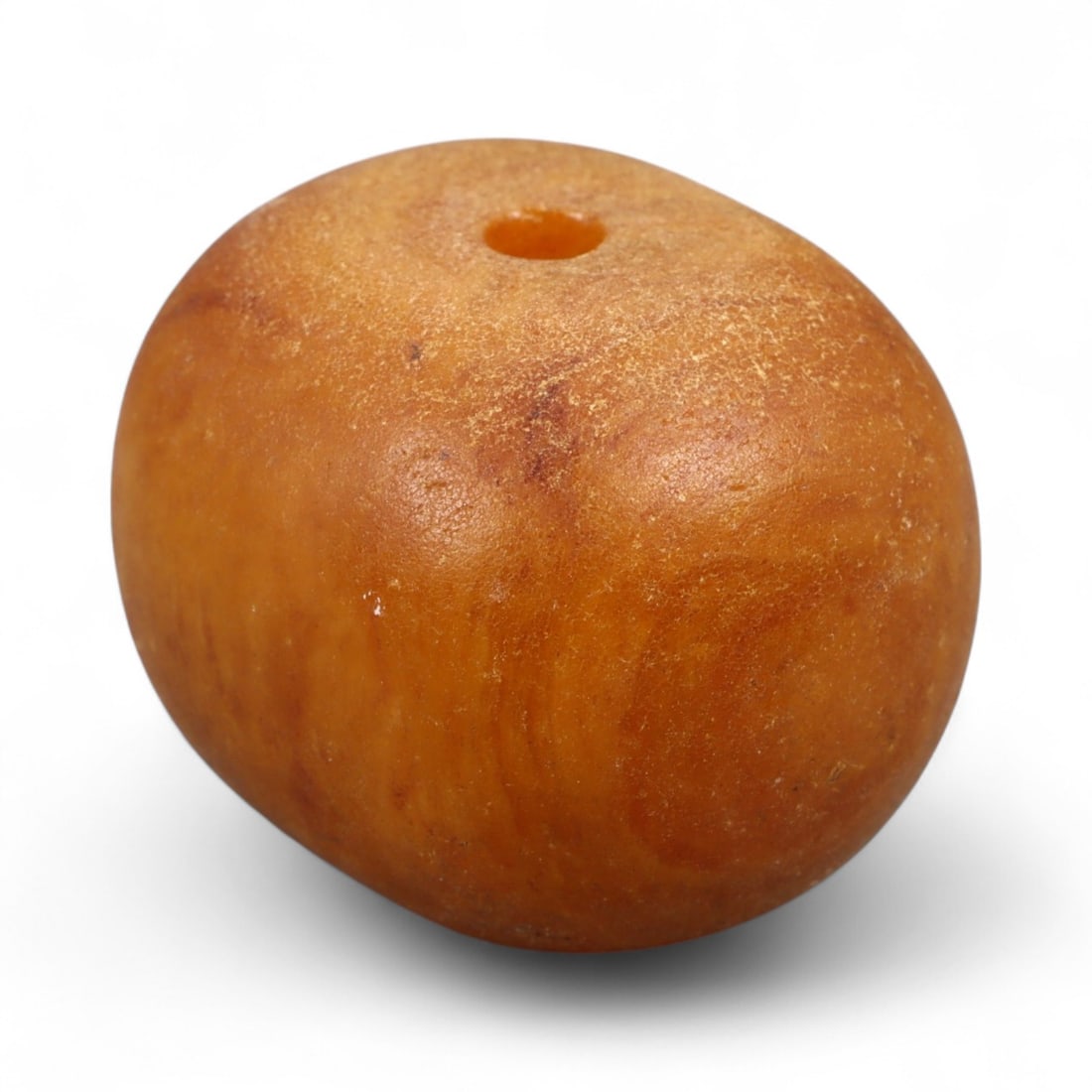 Antique Tibetan Amber Prayer Bead, c. 19th-20th Century CE, 3.4cm (1 of 2)