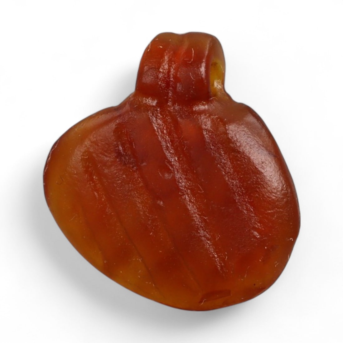 Ancient Coptic Egyptian Carnelian Amulet Bead, c. 4th-7th Century CE, 1.5cm (1 of 2)