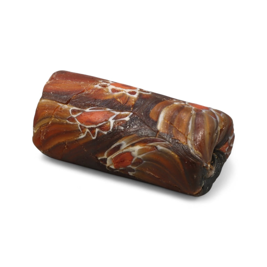 Antique Venetian Glass Trade Bead Collection, 19th-20th Century, 2.8cm: This collection of antique Venetian glass beads reflects the enduring artistry of one of the world's most renowned bead-making centers. Produced in Venice during the 19th-20th century, these beads emb