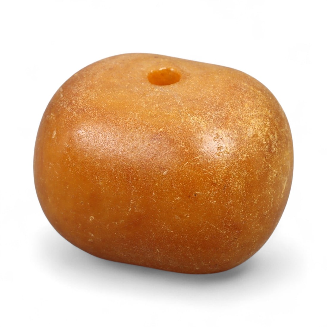 Antique Tibetan Amber Prayer Bead, c. 19th-20th Century CE, 3.5cm (1 of 2)