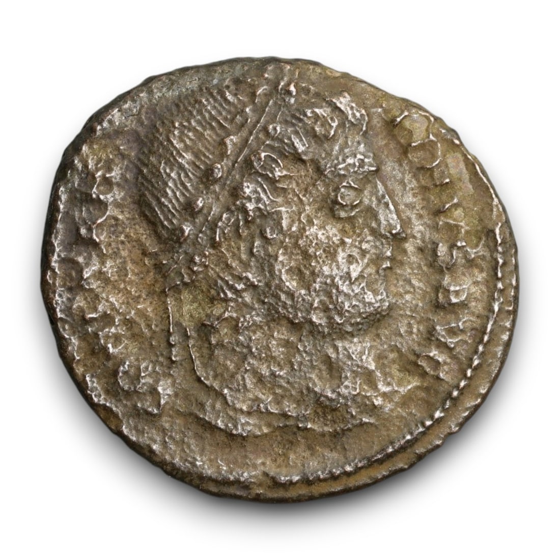 ROMAN EMPIRE: Imperial Authority - Bronze Coin, c. 1st-3rd Century AD, 20mm: Struck during the turbulent decades of the later Roman Empire, this 19mm bronze coin reflects the enduring symbolism of imperial control amidst crisis. Its compact yet deliberate design likely feature