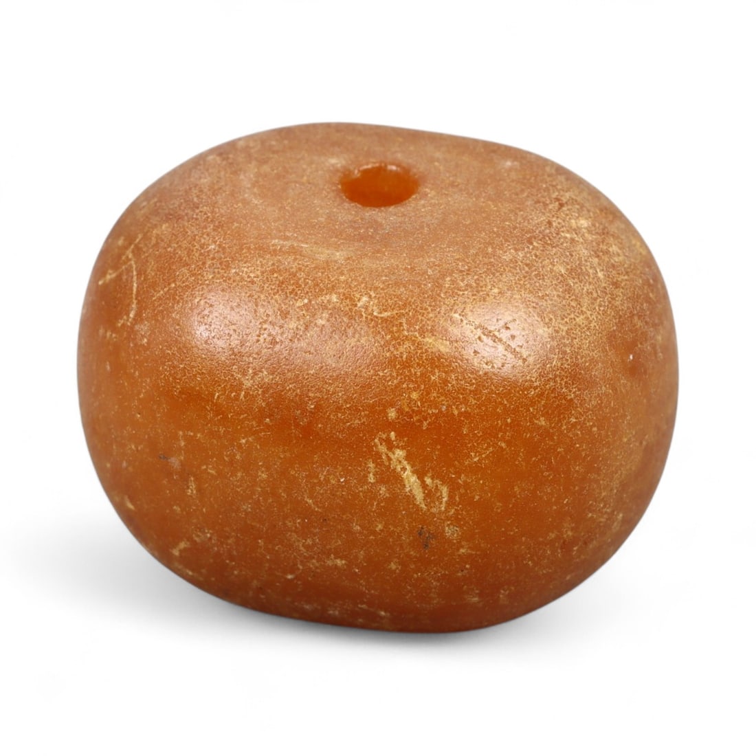 Antique Tibetan Amber Prayer Bead, c. 19th-20th Century CE, 3.6cm (1 of 2)