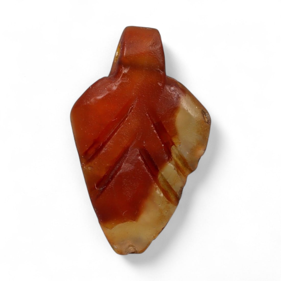 Ancient Coptic Egyptian Carnelian Amulet Bead, c. 4th-7th Century CE, 1.8cm (1 of 2)