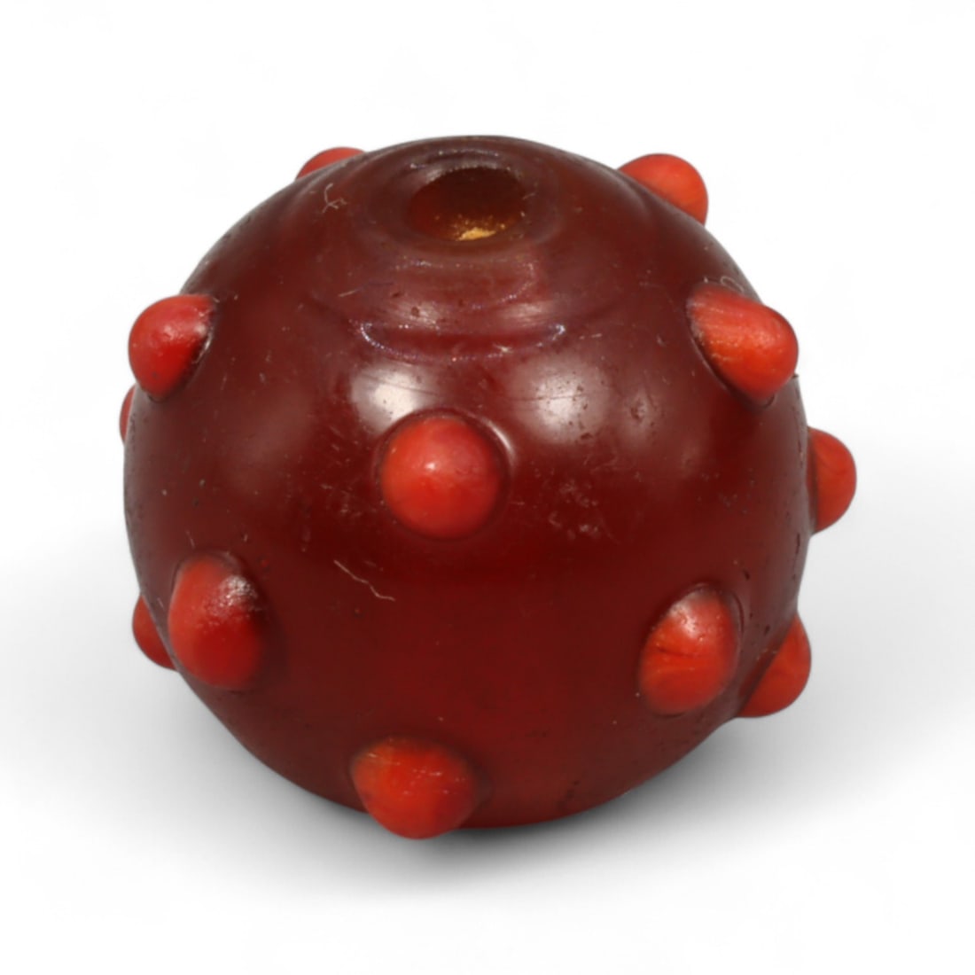 Antique Venetian Glass Trade Bead Collection, 19th-20th Century, 1.3cm: This collection of antique Venetian glass beads reflects the enduring artistry of one of the world's most renowned bead-making centers. Produced in Venice during the 19th-20th century, these beads emb