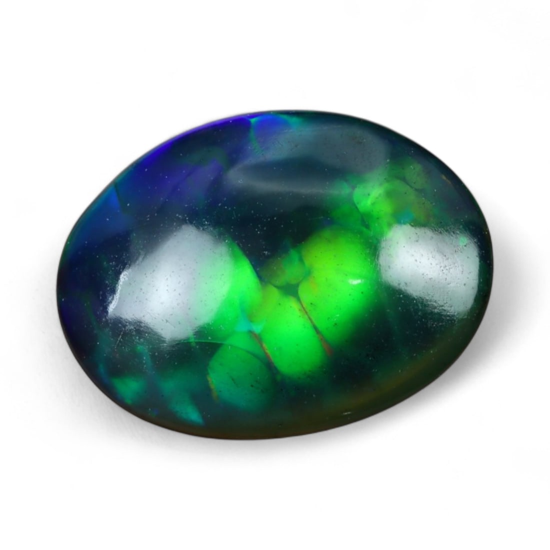 2.91 Carats Dark Fire Opal Cabochon Selection - Natural Ethiopian Stones (1 of 2)
