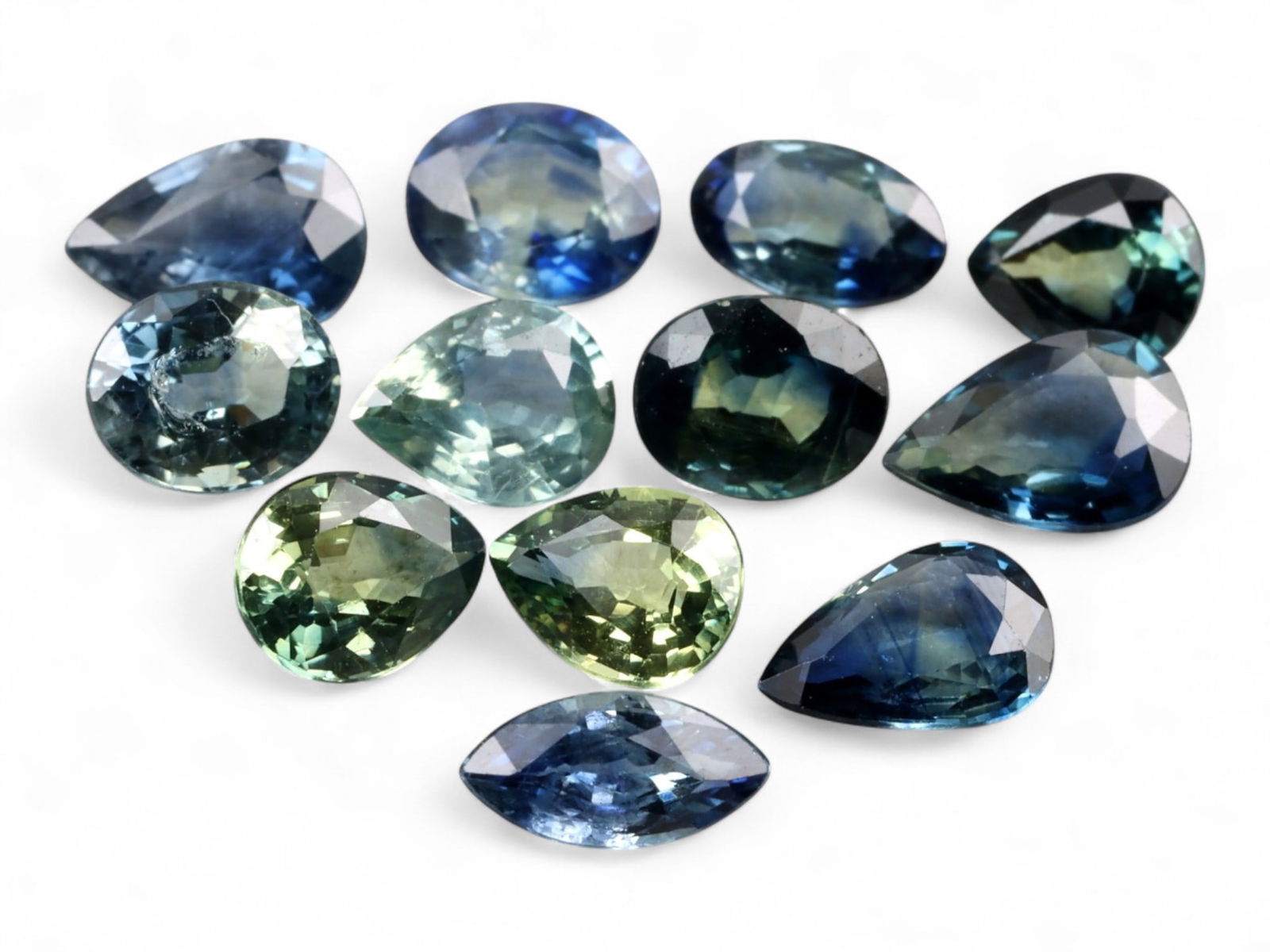 4.55 Carats Parti-Color Faceted Sapphire Parcel - Natural Australian Stones (1 of 1)