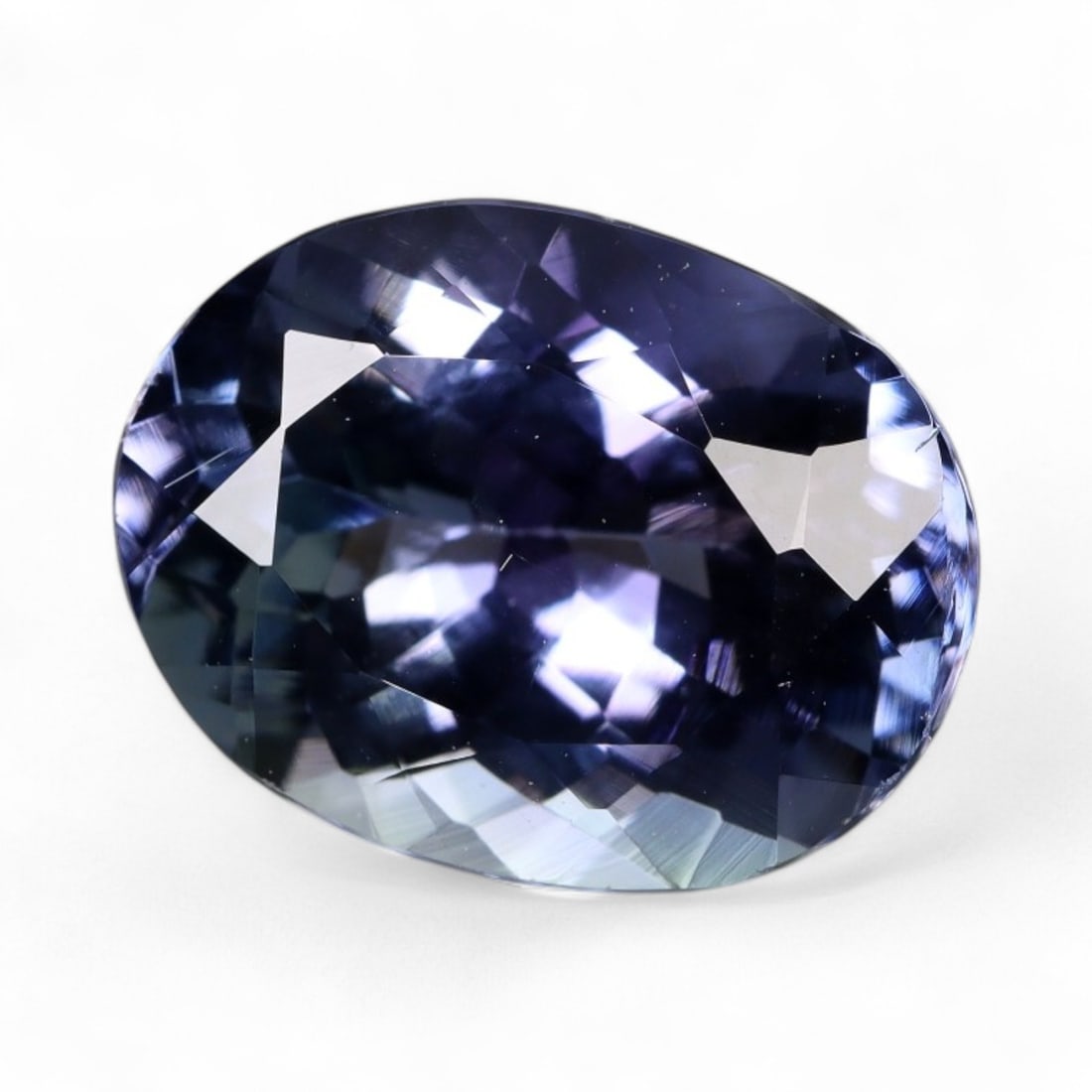 3.54 Carats Violet-Blue Faceted Tanzanite - Natural Tanzanian Stone (1 of 1)