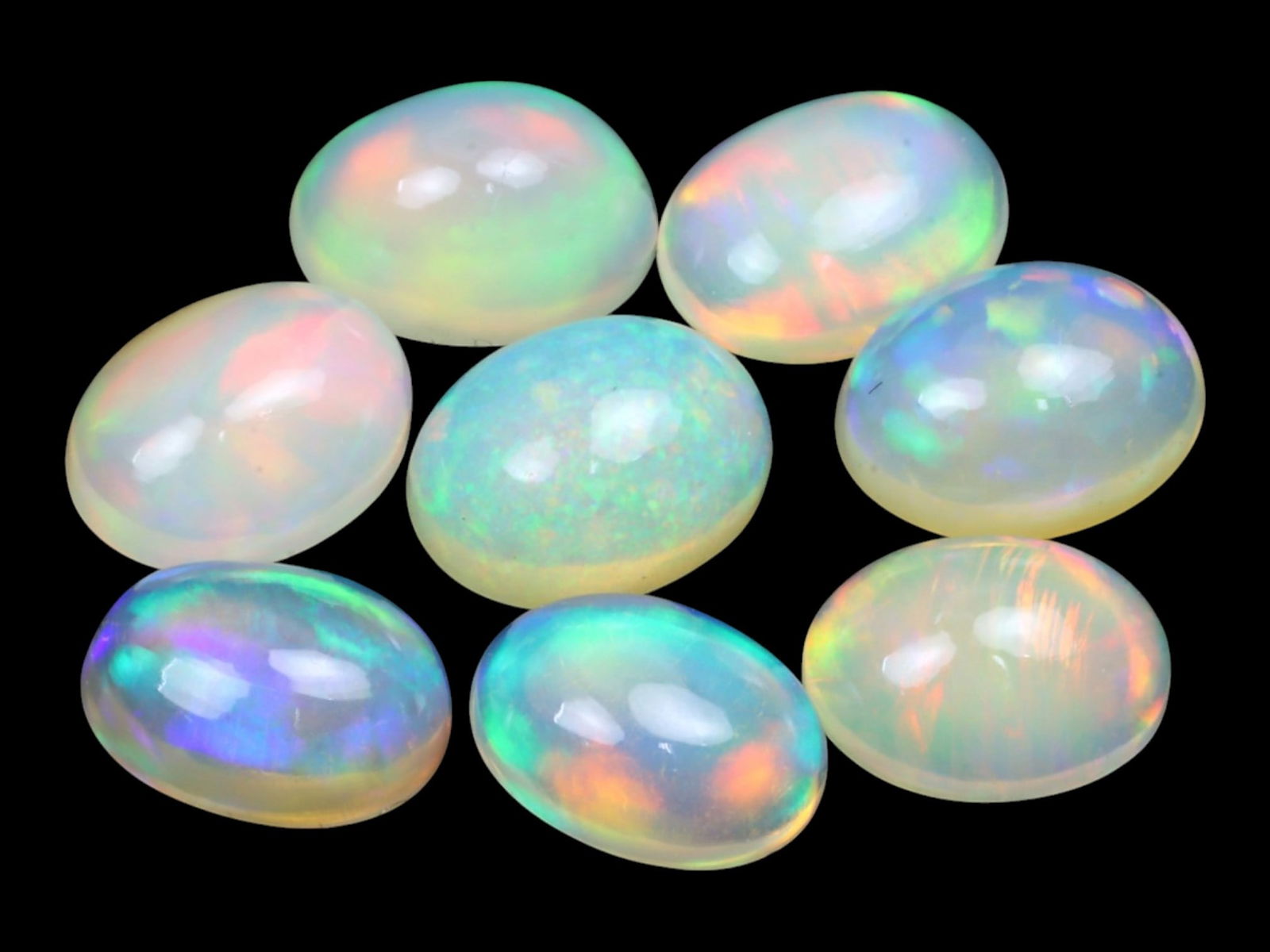 10.32 Carats Multi-Color Welo Opal Lot - Natural Ethiopian Stones (1 of 1)