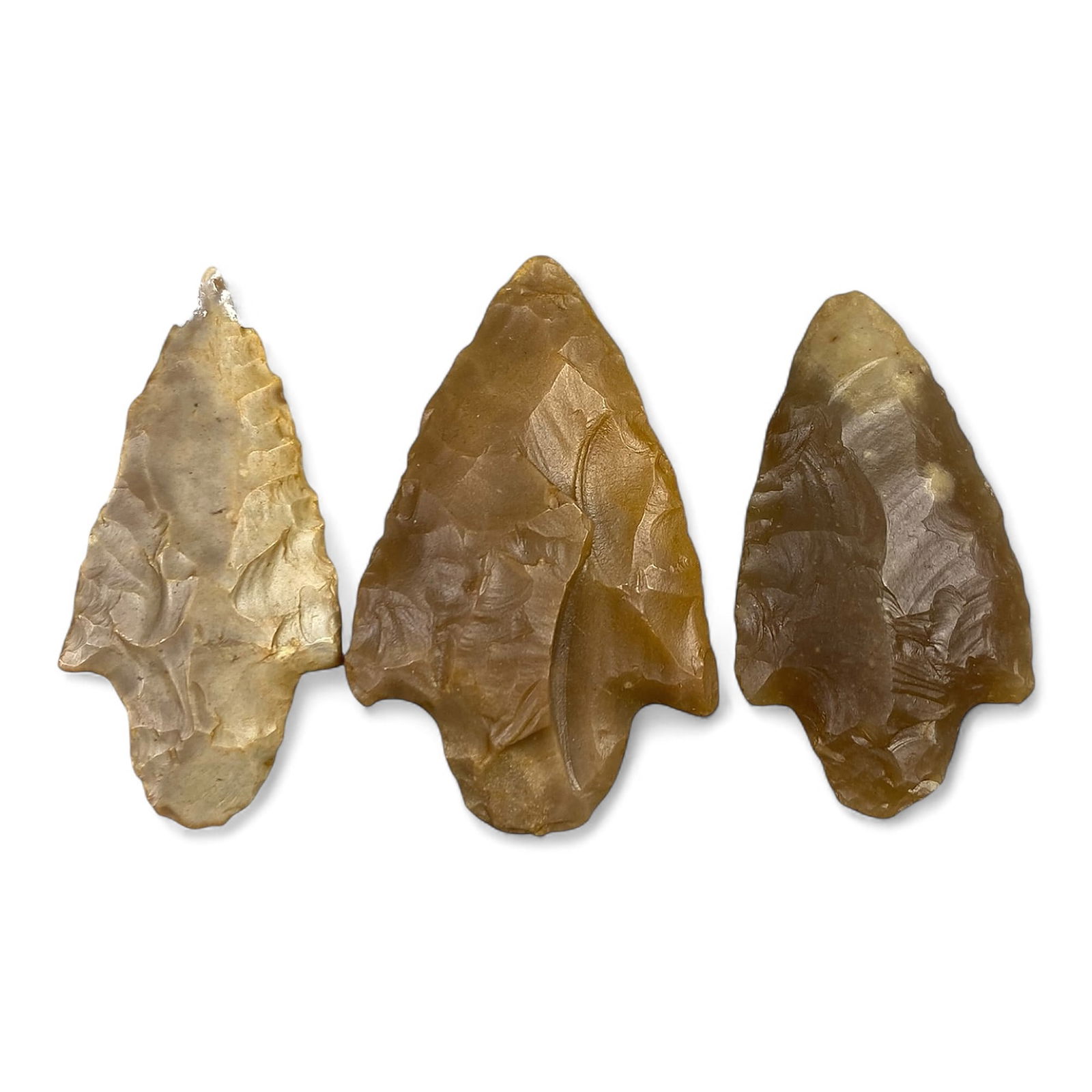 Ancient Egyptian Flint Arrowheads, Predynastic to Old Kingdom, c. 4th-3rd Millennium BCE, 3.5cm (1 of 1)
