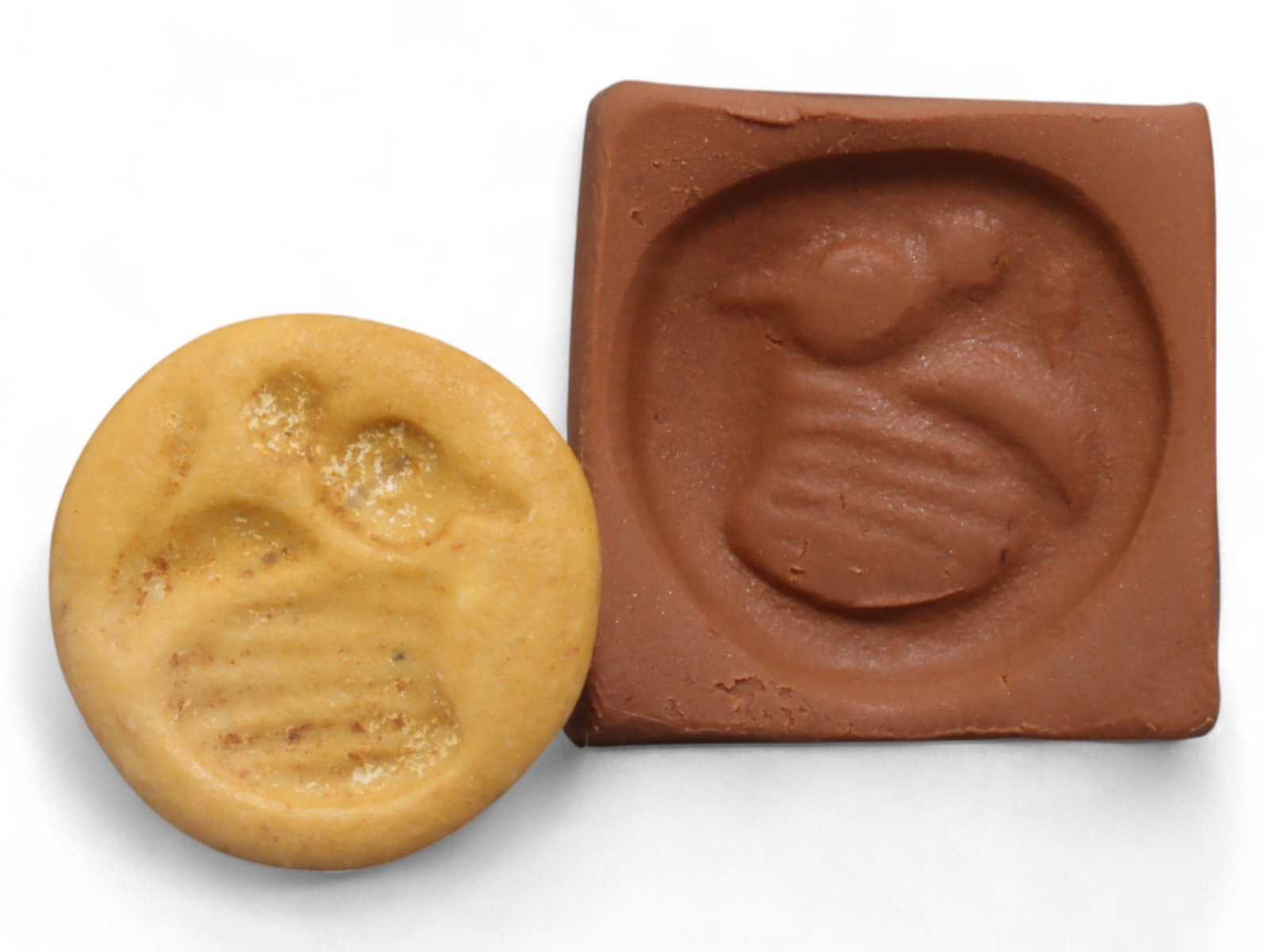 Ancient Mesopotamian Conoid Stamp Seal with Feline Bust, c. Early Dynastic III, 2600-2350 BCE, 2.7cm: This finely carved conoid stamp seal, dating to the Early Dynastic III period of Mesopotamia (c. 2600-2350 BCE), depicts the bust of a feline rendered in bold stylized form. The feline, a symbol of st