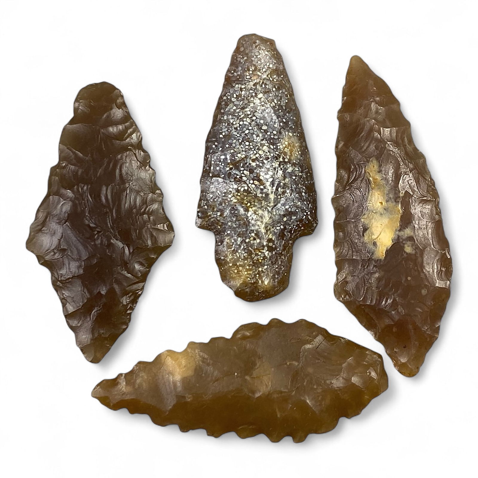 Ancient Egyptian Flint Arrowheads, Predynastic to Old Kingdom, c. 4th-3rd Millennium BCE, 2.5-3cm (1 of 1)