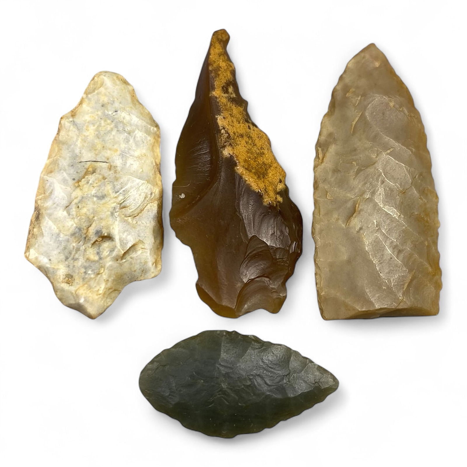 Ancient Egyptian Flint Arrowheads, Predynastic to Old Kingdom, c. 4th-3rd Millennium BCE, 2-3cm (1 of 1)