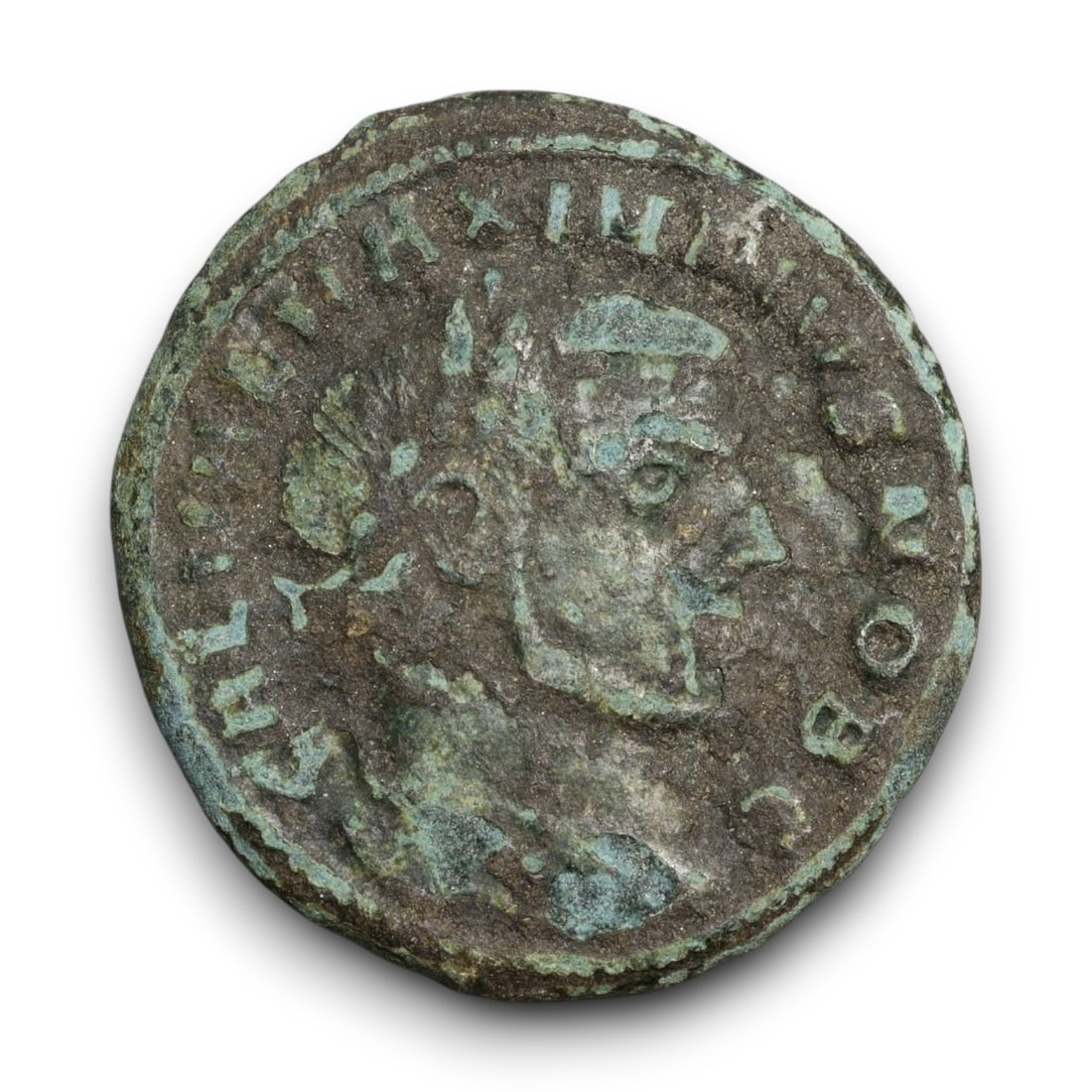 ROMAN EMPIRE: Imperial Authority - Bronze Coin, c. 1st-3rd Century AD, 19mm: Struck during the turbulent decades of the later Roman Empire, this 19mm bronze coin reflects the enduring symbolism of imperial control amidst crisis. Its compact yet deliberate design likely feature
