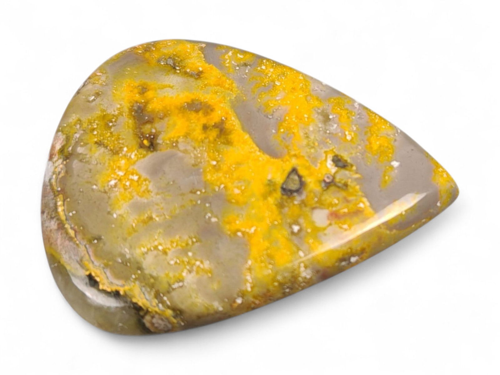 58.74 Carats Bumblebee Jasper Cabochon - Natural Indonesian Stone (1 of 2)