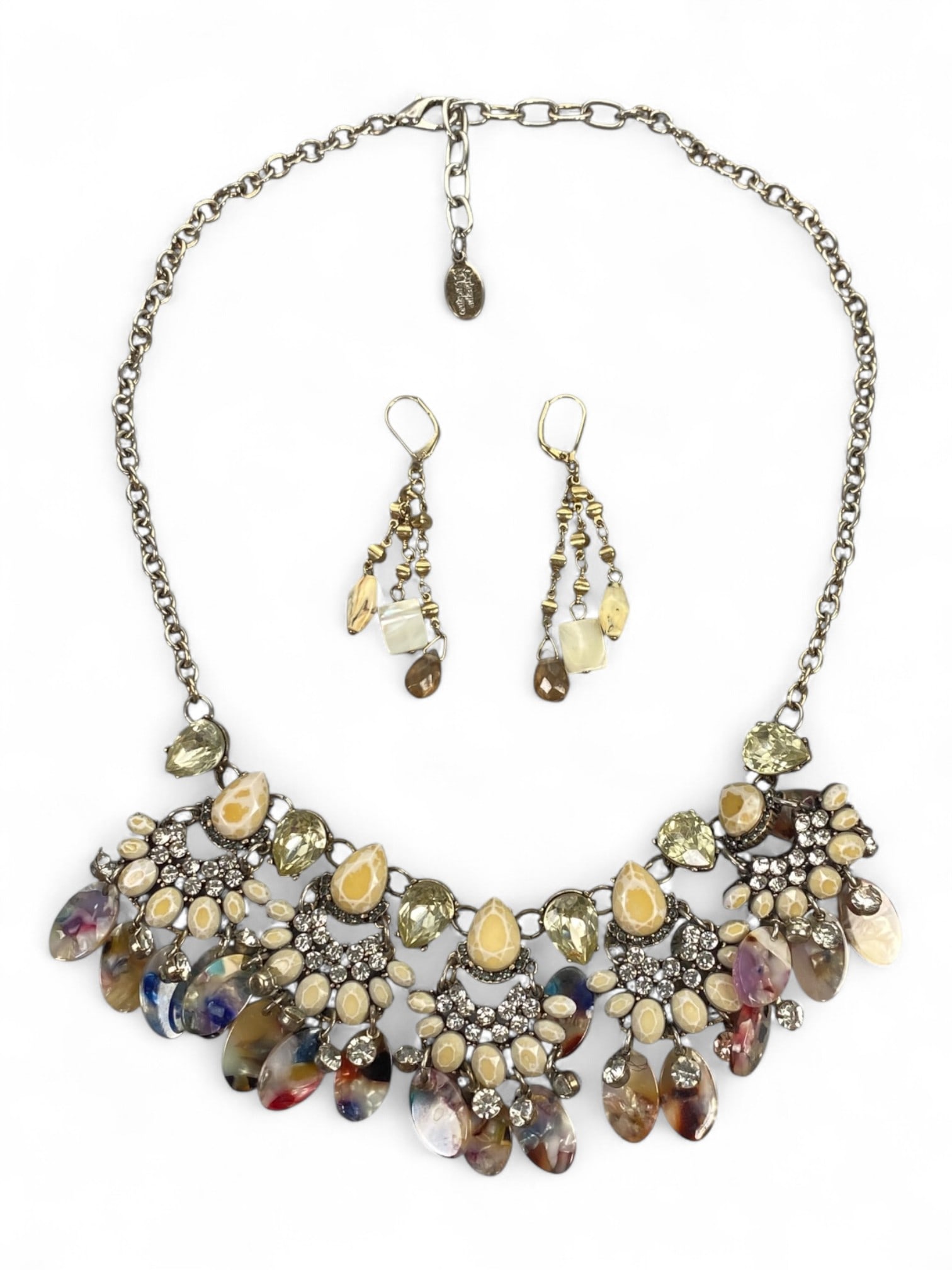 Napier Vintage Statement Necklace and Earring Set - 21 cm (1 of 1)