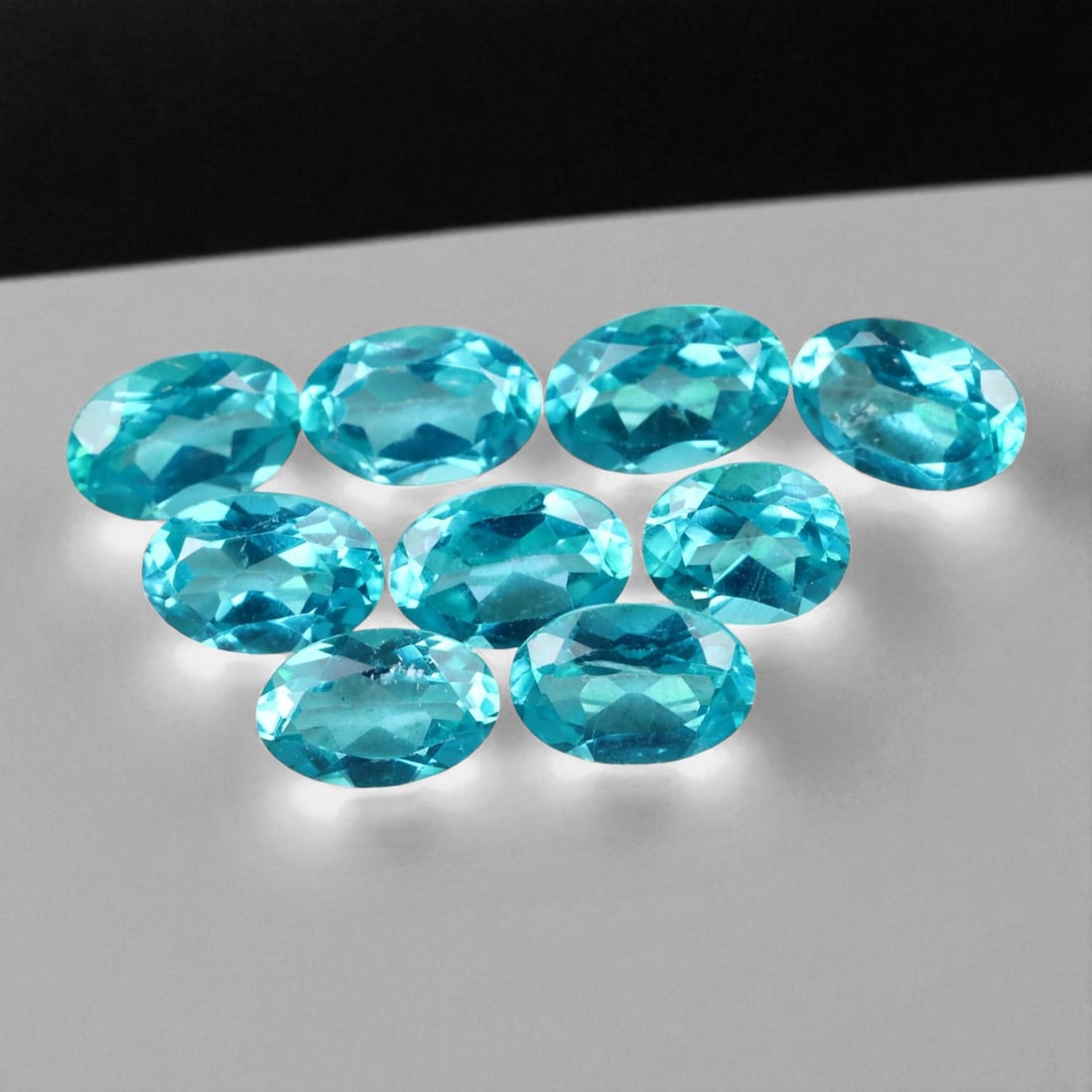 4.70 Carats Paraiba Blue Topaz Lot - Natural Brazilian Stones 5.9x4x2.6 mm (1 of 1)