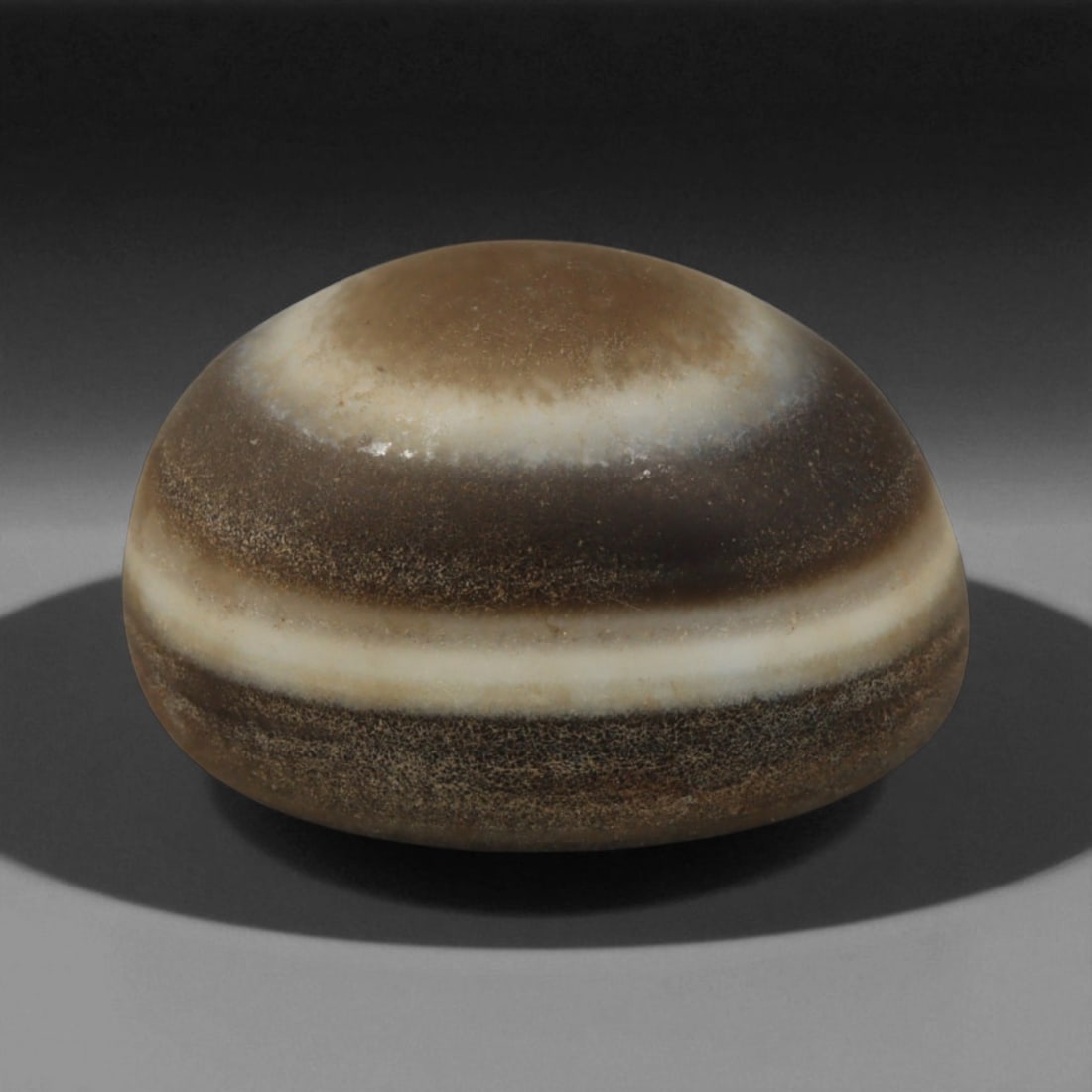 Antique Tibetan Luk Mik "Goat Eye" Agate Bead, c. 16th-19th Century CE, 2.1cm (1 of 2)