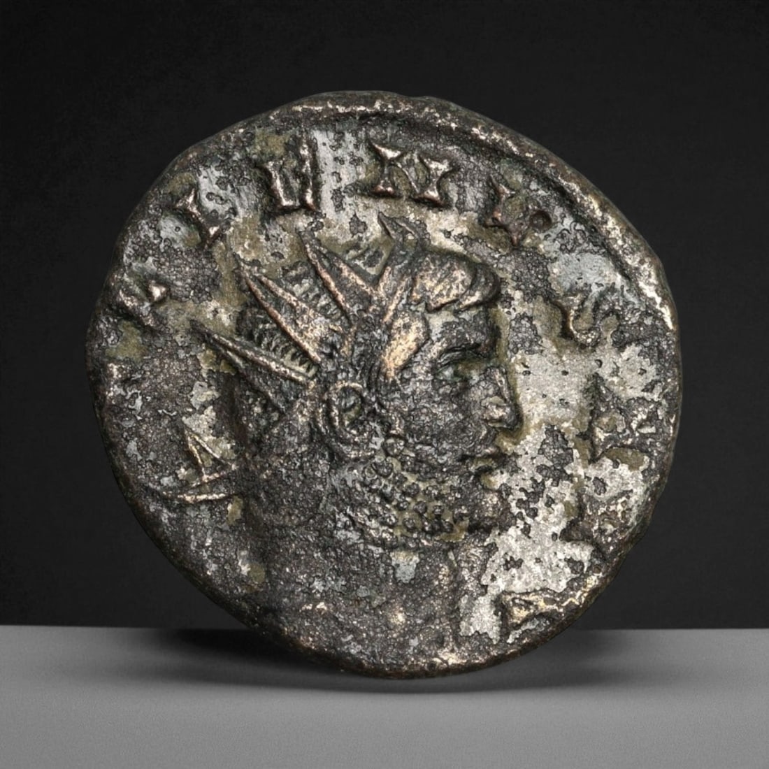 ROMAN EMPIRE: Imperial Authority - Bronze Coin, c. 1st-3rd Century AD, 17mm: Struck during the turbulent decades of the later Roman Empire, this 19mm bronze coin reflects the enduring symbolism of imperial control amidst crisis. Its compact yet deliberate design likely feature