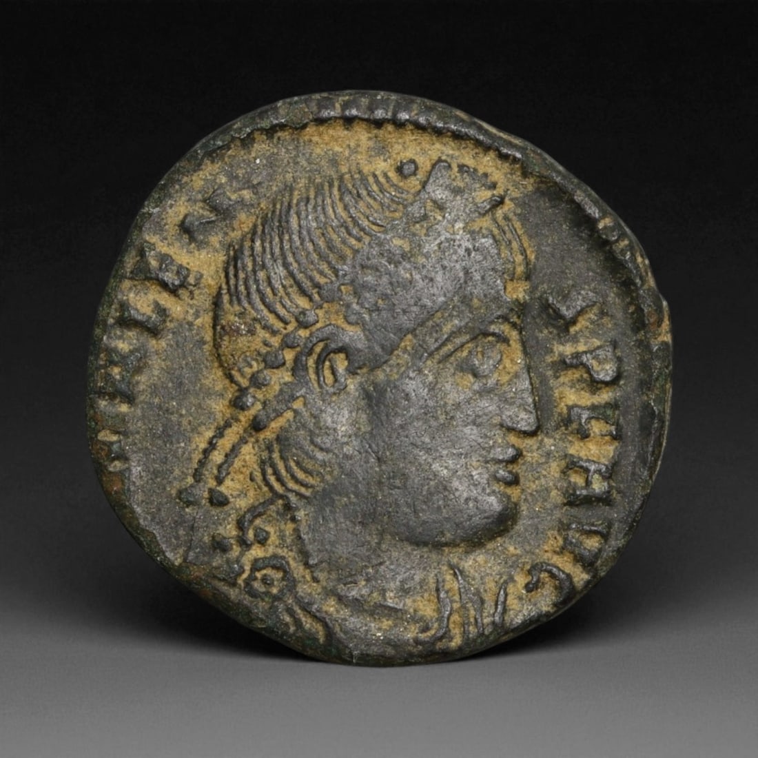 ROMAN EMPIRE: Imperial Authority - Bronze Coin, c. 1st-3rd Century AD, 17mm: Struck during the turbulent decades of the later Roman Empire, this 19mm bronze coin reflects the enduring symbolism of imperial control amidst crisis. Its compact yet deliberate design likely feature