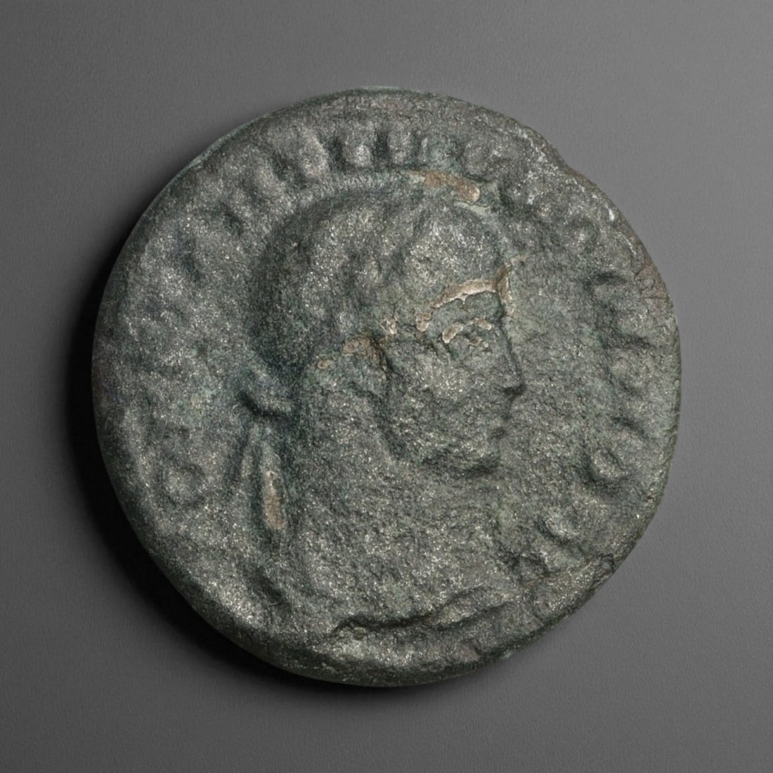 ROMAN EMPIRE: Imperial Authority - Bronze Coin, c. 1st-3rd Century AD, 17mm: Struck during the turbulent decades of the later Roman Empire, this 19mm bronze coin reflects the enduring symbolism of imperial control amidst crisis. Its compact yet deliberate design likely feature