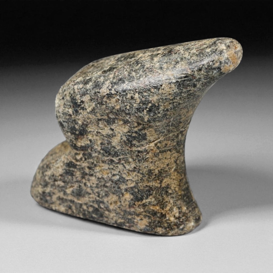 Ancient Bactrian Steatite Abstract Idol Amulet, c. 3rd-2nd Millennium BCE, 2.5cm, 6.5g (1 of 3)